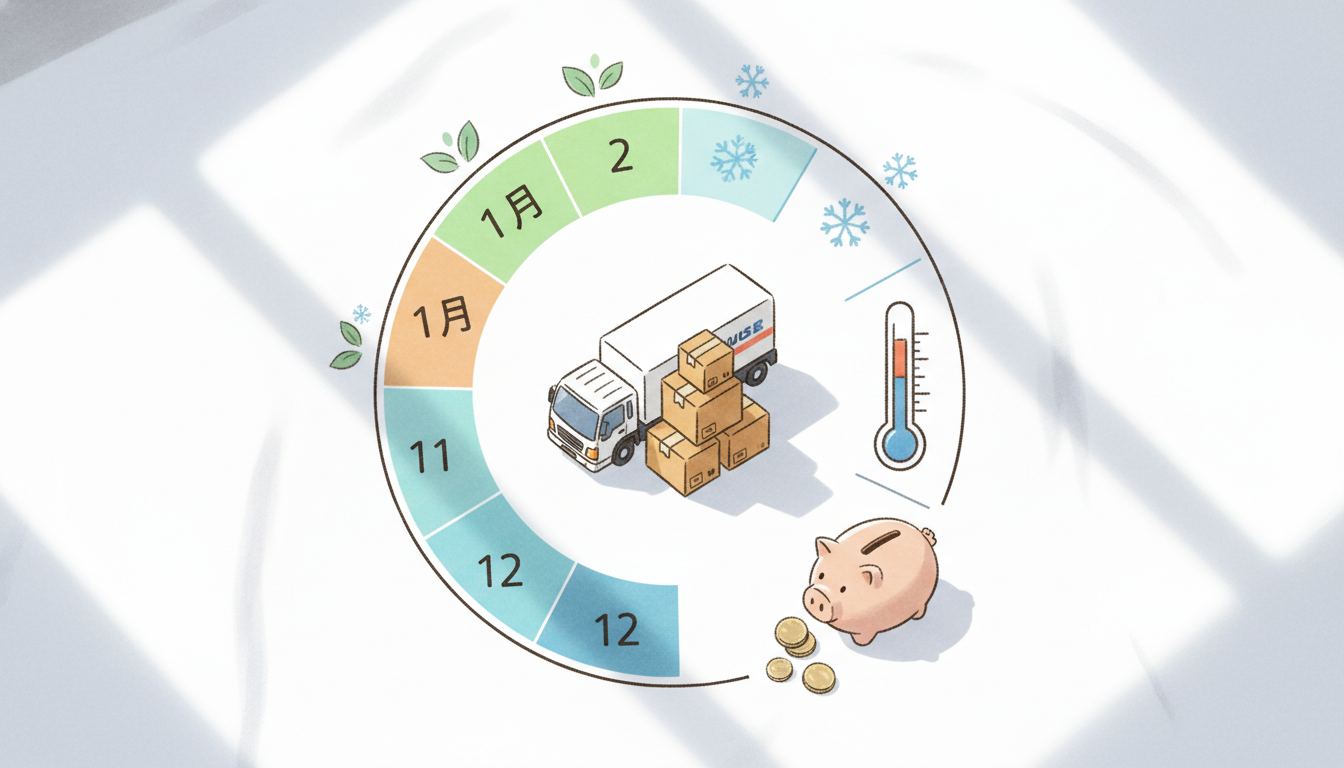 1年のなかで引越し費用が一番安いのはいつ？